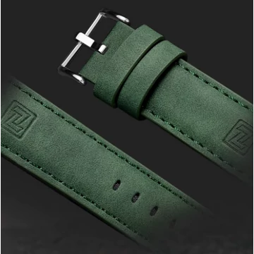 NaviForce (24mm) kožený remienok – ZELENÝ
