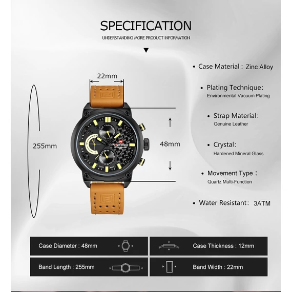 NAVIFORCE SHADOW Quartz L