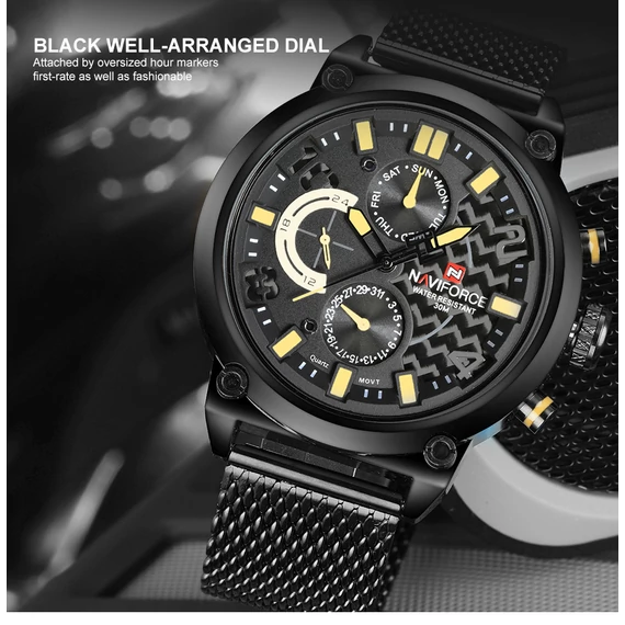 NAVIFORCE SHADOW Quartz S