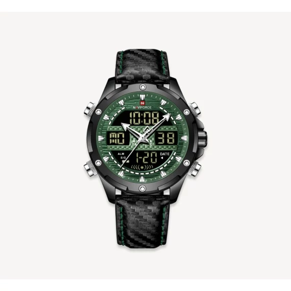 NAVIFORCE CARBON Quartz Leather