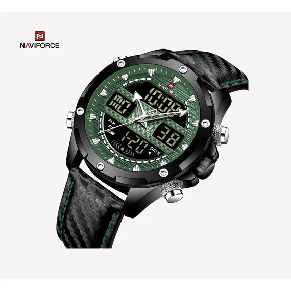 NAVIFORCE CARBON Quartz Leather