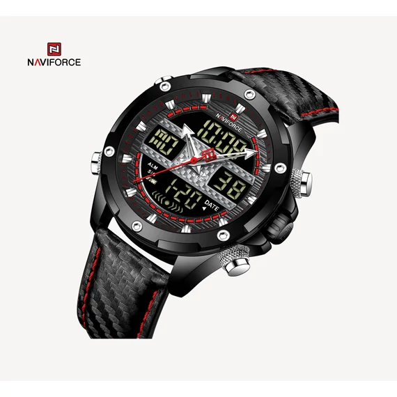NAVIFORCE CARBON Quartz Leather