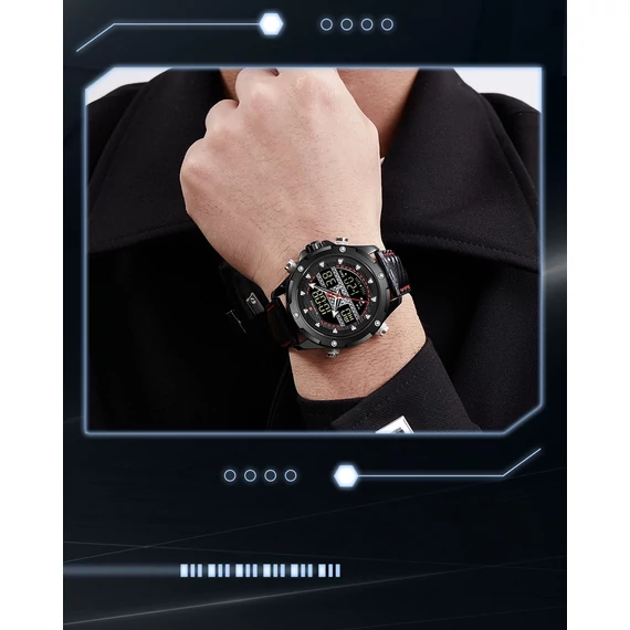 NAVIFORCE CARBON Quartz Leather