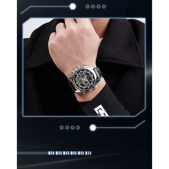 NAVIFORCE CARBON Quartz Leather