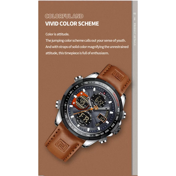  NAVIFORCE EXPLORER Quartz Leather