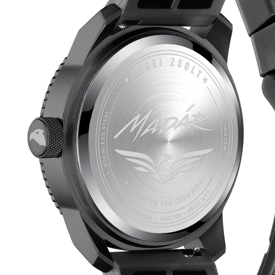 Naviforce x Erdei Zsolt limitált karóra hátlap